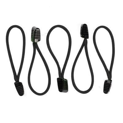 Paracord Zipper Pulls w/ Plastic Grip (Pack of 5) Black HSP Seats