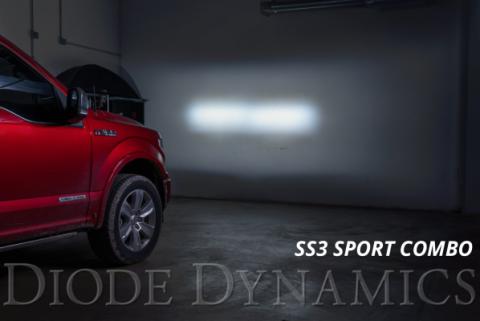 Stage Series 2 Inch LED Ditch Light Kit for 2015-2020 Ford F-150, Sport Yellow Combo