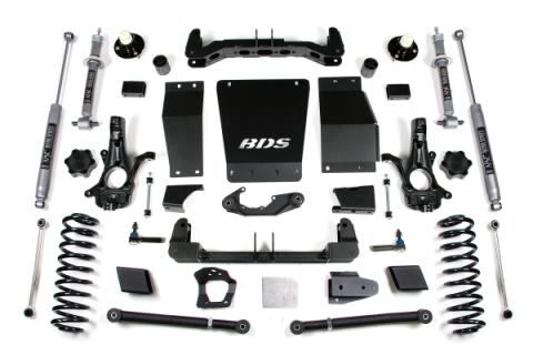 6 Inch Lift Kit Chevy/GMC Suburban Tahoe Yukon/XL 1500 15-19 4WD Aluminum / Stamped Steel Fox 2.0 Performance