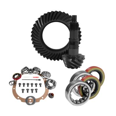 8.8 inch Ford 3.73 Rear Ring and Pinion Install Kit 2.53 inch OD Axle Bearings and Seals Yukon Gear &amp; Axle