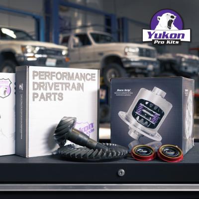 8.8 inch Ford 4.56 Rear Ring and Pinion Install Kit 31 Spline Positraction 2.99 inch Axle Bearings Yukon Gear &amp; Axle