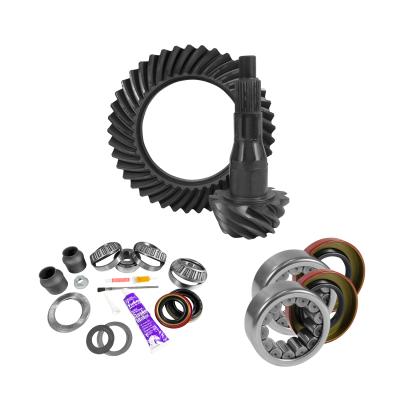 9.75 inch Ford 3.73 Rear Ring and Pinion Install Kit 2.99 inch OD Axle Bearings and Seals Yukon Gear &amp; Axle