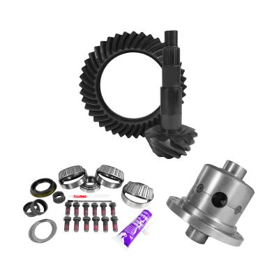 11.5 inch AAM 4.11 Rear Ring and Pinion Install Kit Positraction 4.375 inch OD Pinion Bearing Yukon Gear &amp; Axle