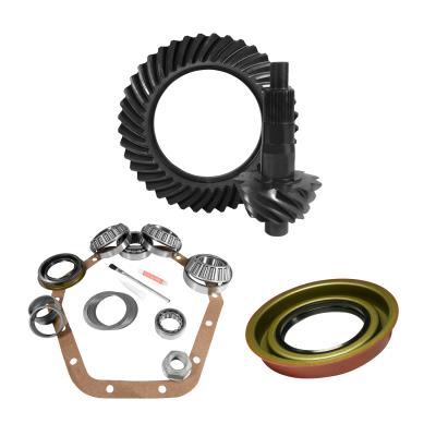 10.5 inch GM 14 Bolt 4.11 Rear Ring and Pinion Install Kit Yukon Gear &amp; Axle