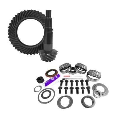 11.25 inch Dana 80 4.88 Rear Ring and Pinion Install Kit 4.125 inch OD Head Bearing Yukon Gear &amp; Axle