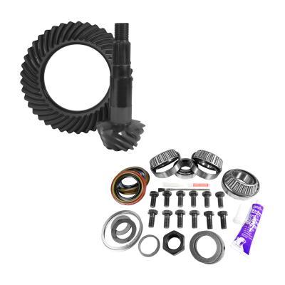 11.25 inch Dana 80 4.30 Rear Ring and Pinion Install Kit 4.375 inch OD Head Bearing Yukon Gear &amp; Axle