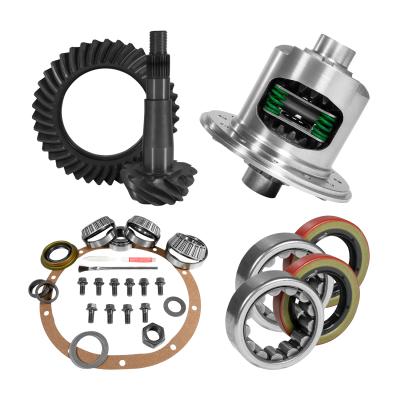 8.25 inch CHY 3.55 Rear Ring and Pinion Install Kit Positraction 1.618 inch ID Axle Bearings Yukon Gear &amp; Axle