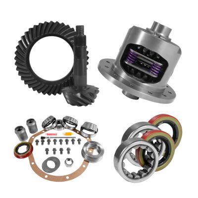 8.875 inch GM 12T 3.42 Rear Ring and Pinion Install Kit 30 Spline Positraction Axle Bearings Yukon Gear &amp; Axle