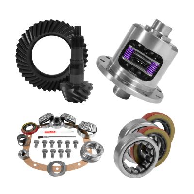 7.5 inch GM 3.23 Rear Ring and Pinion Install Kit 26 Spline Positraction 2.25 inch Axle Bearings Yukon Gear &amp; Axle