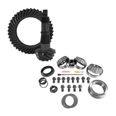 9.5 inch GM 4.11 Rear Ring and Pinion Install Kit Axle Bearings and Seals Yukon Gear &amp; Axle