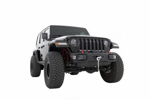 Winch Mounting Plate Modular Steel OE Bumper Jeep Gladiator JT/Wrangler JL (18-26) Rough Country