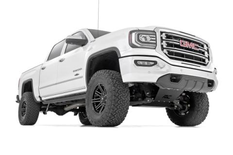 7 Inch Stamped Steel LCA Lift Kit Forged UCA Bracket Vertex Silverado/Sierra 1500 (16-18) Rough Country