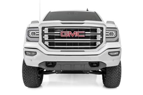 7 Inch Stamped Steel LCA Lift Kit Forged UCA Bracket Vertex Silverado/Sierra 1500 (16-18) Rough Country