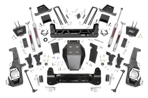 7 Inch Lift Kit Torsion Drop Silverado/Sierra 2500HD/3500HD (20-26) Rough Country