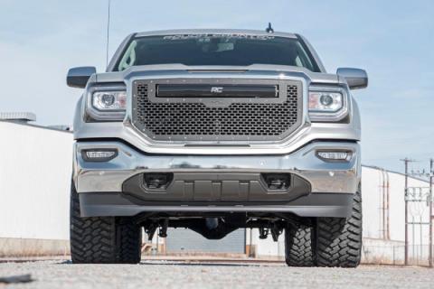 3.5 Inch Lift Kit Alu/Stamp Steel LCA M1 Strut Silverado/Sierra 1500 (14-18 &amp; Classic) Rough Country