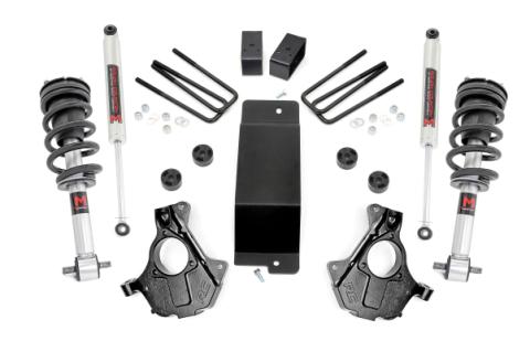 3.5 Inch Lift Kit Cast Steel LCA FR M1 Silverado/Sierra 1500 (14-18 &amp; Classic) Rough Country