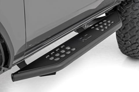 OV2 Running Boards Side Step Bars 2-Door Ford Bronco (2 Door) (21-25) Rough Country