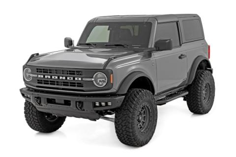 OV2 Running Boards Side Step Bars 2-Door Ford Bronco (2 Door) (21-25) Rough Country
