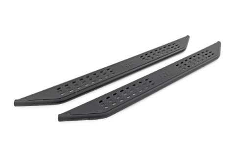 OV2 Running Boards Side Step Bars Crew Cab Ram 1500 (19-26)/1500 TRX (21-24) Rough Country