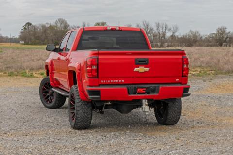 OV2 Running Boards Side Step Bars Crew Cab Silverado/Sierra 1500/2500HD/3500HD (07-19 &amp; Classic) Rough Country