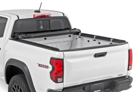 Soft Roll Up Bed Cover 5 Foot Bed Chevy/GMC Canyon/Colorado 2WD/4WD (15-26) Rough Country