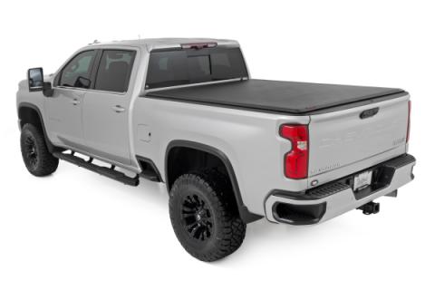 Soft Roll Up Bed Cover 6 Foot 9 Inch Bed Silverado/Sierra 2500HD/3500HD (20-26) Rough Country