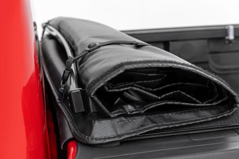 Soft Roll Up Bed Cover 6 Foot 7 Inch Bed Silverado/Sierra 1500/2500HD/3500HD (14-19 &amp; Classic) Rough Country