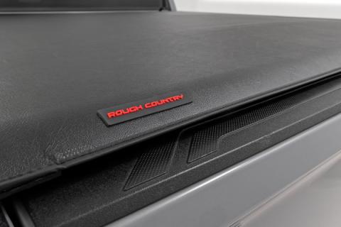 Soft Roll Up Bed Cover 5 Foot 7 Inch Bed Toyota Tundra 2WD/4WD (2007-2021) Rough Country