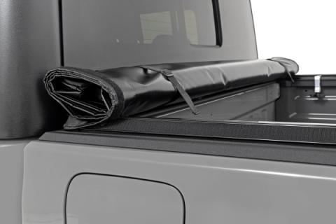 Soft Roll Up Bed Cover 5 Bed Jeep Gladiator JT 4WD (2020-2025) Rough Country