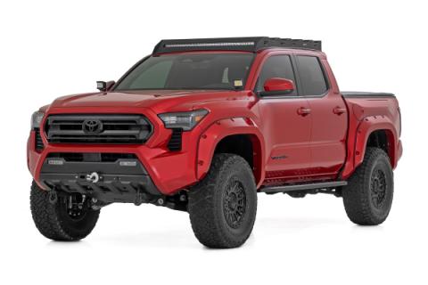 RPT2 Running Board Double Cab Black Toyota Tacoma 2WD/4WD (2024-2026) Rough Country