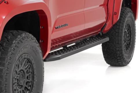 RPT2 Running Board Double Cab Black Toyota Tacoma 2WD/4WD (2024-2026) Rough Country