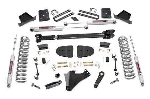6 Inch Lift Kit OVLDS D/S Ford F-250/F-350 Super Duty 4WD (2023-2025) Rough Country