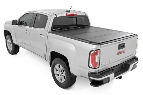 Hard Tri-Fold Flip Up Bed Cover 5 Foot Bed Chevy/GMC Canyon/Colorado (15-26) Rough Country