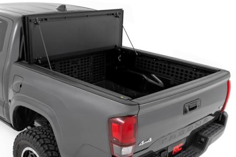 Hard Tri-Fold Flip Up Bed Cover 5 Foot Bed Toyota Tacoma 2WD/4WD (2005-2015) Rough Country