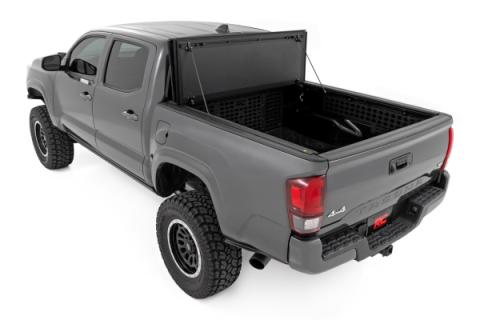 Hard Tri-Fold Flip Up Bed Cover 5 Foot Bed Toyota Tacoma 2WD/4WD (2005-2015) Rough Country