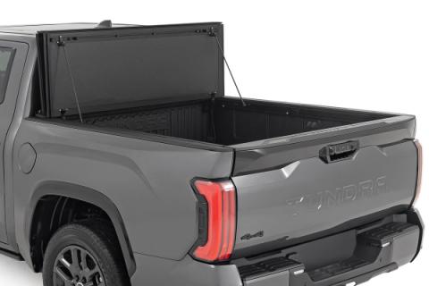 Hard Tri-Fold Flip Up Bed Cover 5 Foot 7 Inch Toyota Tundra 2WD/4WD (2022-2026) Rough Country