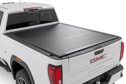Hard Roll Up Bed Cover 6 Foot 9 Inch Bed Chevy/GMC Silverado/Sierra 2500HD/3500HD (20-26) Rough Country