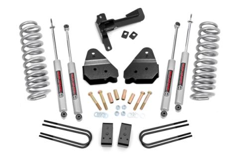 3 Inch Lift Kit N3 Front Gas Coils Ford F-250 Super Duty 4WD (17-22) Rough Country