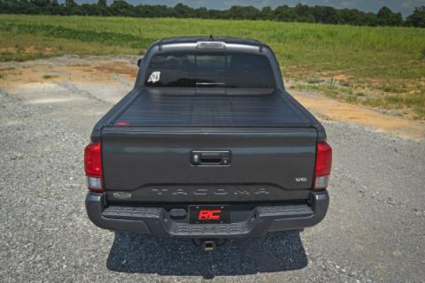 Hard Roll Up Bed Cover 5 Foot Bed Toyota Tacoma 2WD/4WD (2016-2023) Rough Country