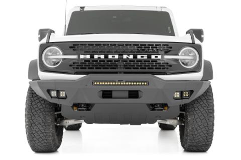 Front Bumper Modular Full Wings Amber DRL Ford Bronco 4WD (2021-2025) Rough Country