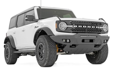 Front Bumper Modular Full Wings Amber DRL Ford Bronco 4WD (2021-2025) Rough Country