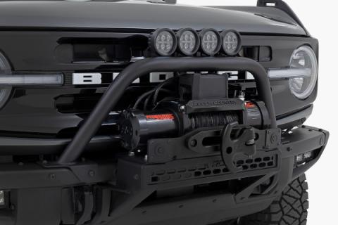 Safari Bar 12 Inch LED Light Bar Black Dual Row OE Modular Steel Ford Bronco (21-25) Rough Country