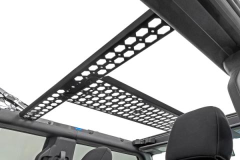 Molle Mounting Panel w/ LED Dome Light Overhead Ford Bronco 4WD (21-25) Rough Country