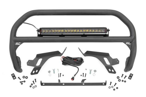 Nudge Bar w/ Tow Hooks Spectrum Series LED Ford Bronco Sport 4WD (21-24) Rough Country