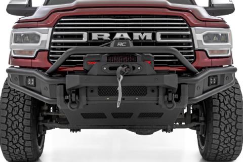Front Bumper Tubular Winch Mount Ram 2500/3500 2WD/4WD (2019-2026) Rough Country