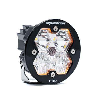 Squadron-R 2.0 Pro Black LED Auxiliary Light Pod Universal Clear Driving/Combo Baja Designs