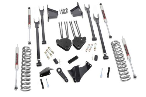 8 Inch Lift Kit 4 Link RR Blocks M1 Ford F-250/F-350 Super Duty (05-07) Rough Country