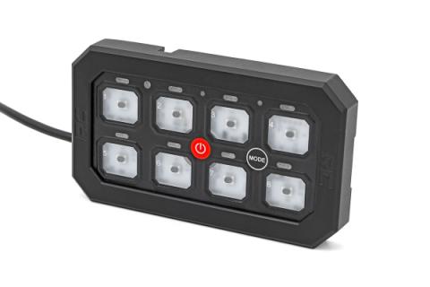 8 Gang Switch Panel Bluetooth RGB Backlit Buttons Multifunction Modes Rough Country