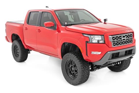 LED Light Kit Ditch Mount 3 Inch OSRAM Wide Nissan Frontier (22-26) Rough Country