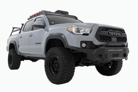 LED Light Kit Ditch Mount 3 Inch OSRAM Wide Toyota Tacoma 2WD/4WD (16-23) Rough Country